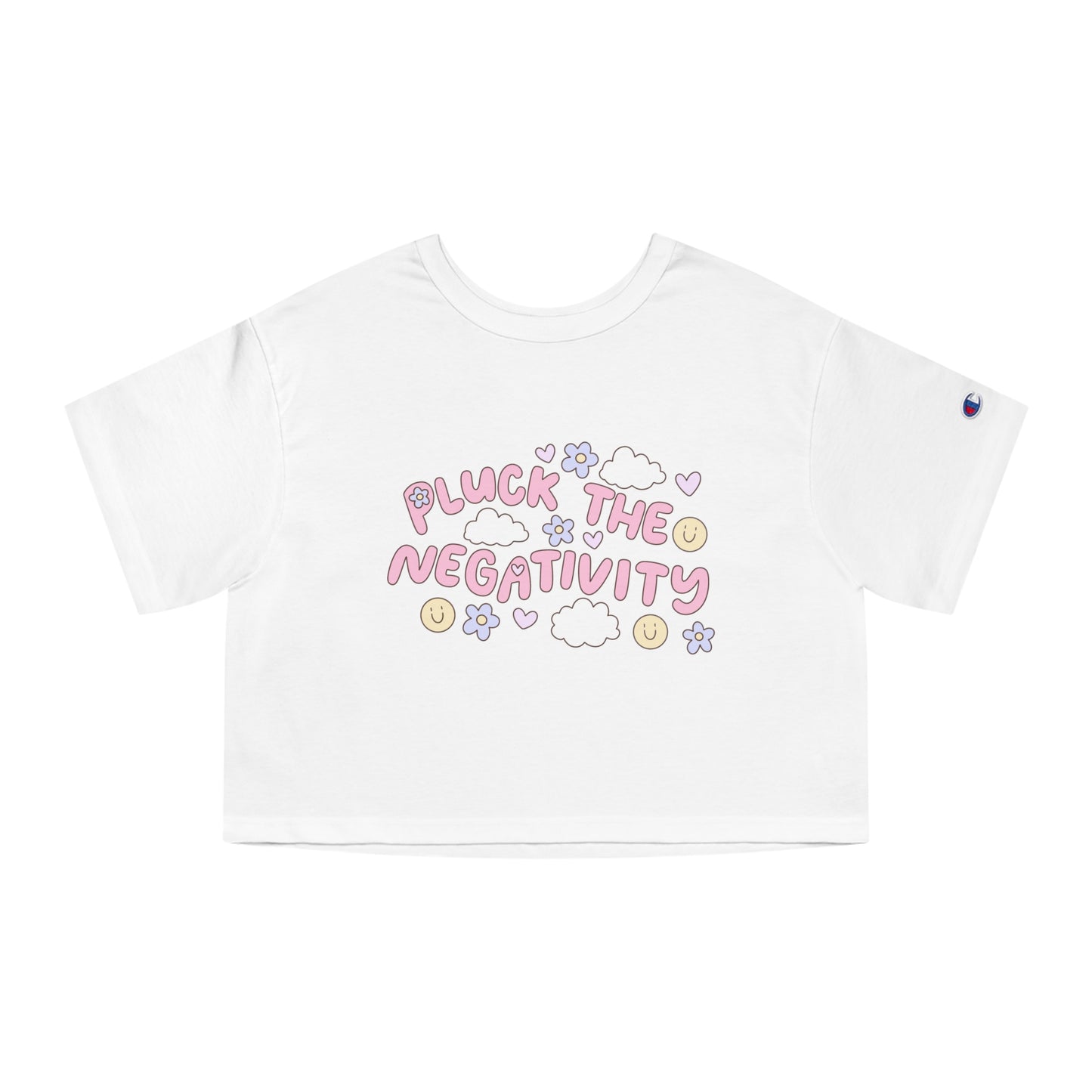 Vivasiti Pluck the Negativity Champion Cropped Top