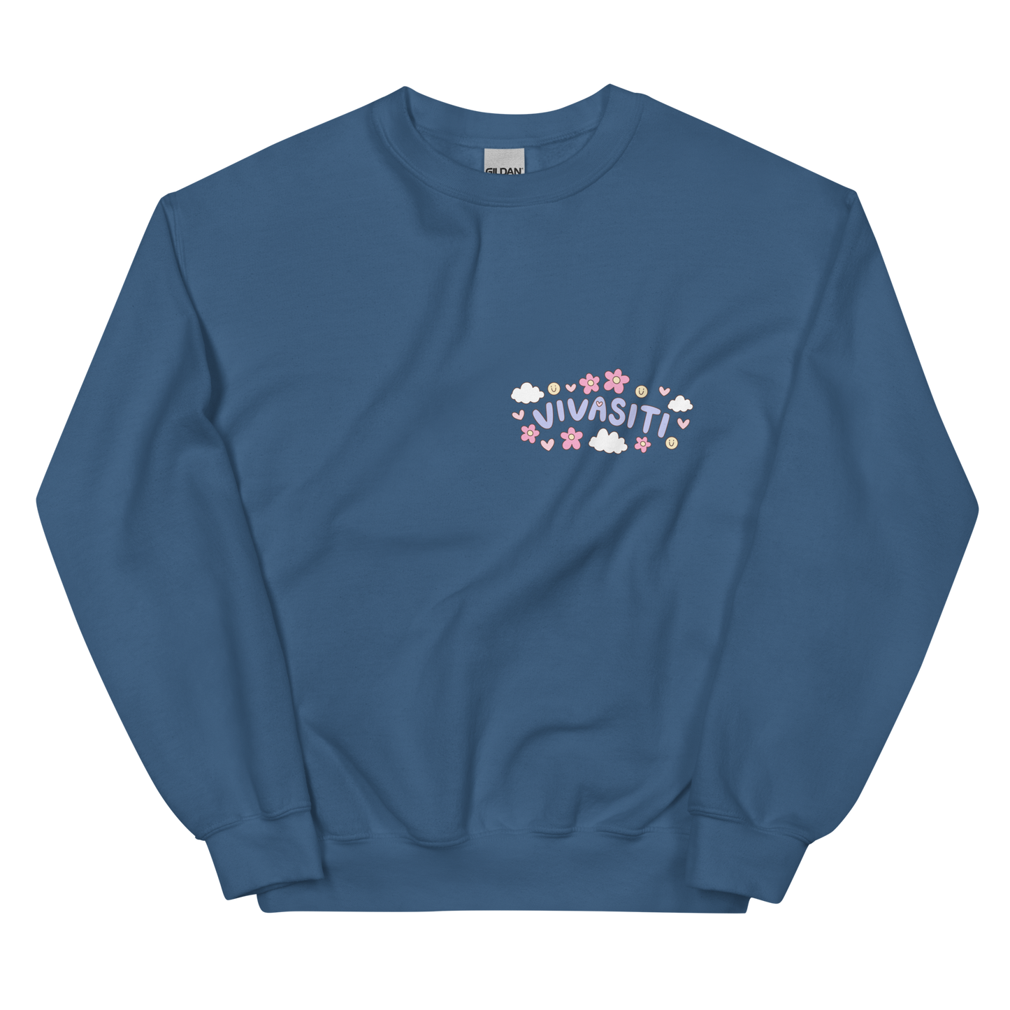 Vivasiti Pluck the Negativity Back Graphic Sweatshirt
