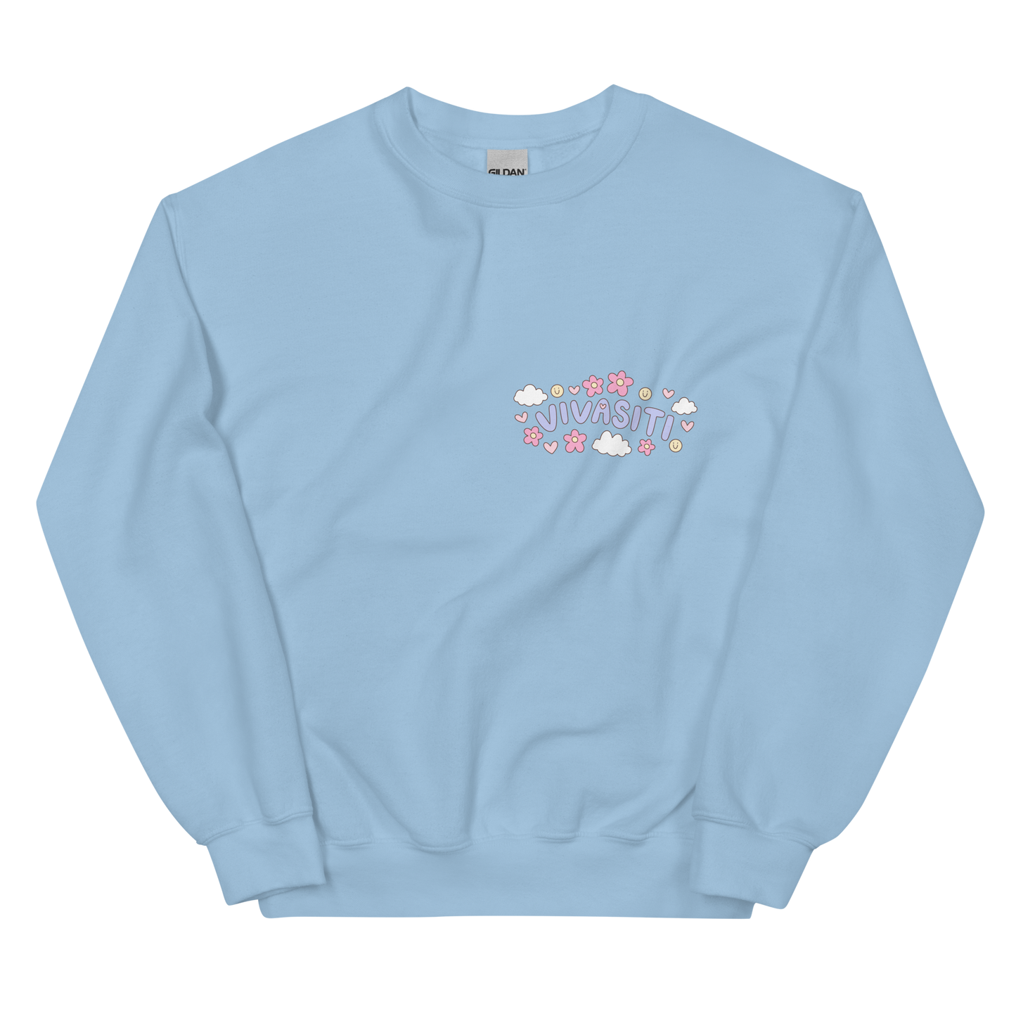 Vivasiti Pluck the Negativity Back Graphic Sweatshirt