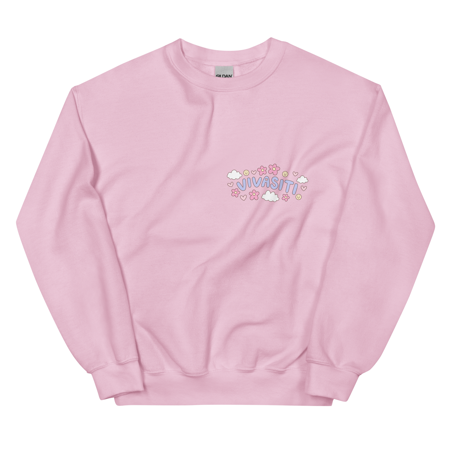 Vivasiti Pluck the Negativity Back Graphic Sweatshirt