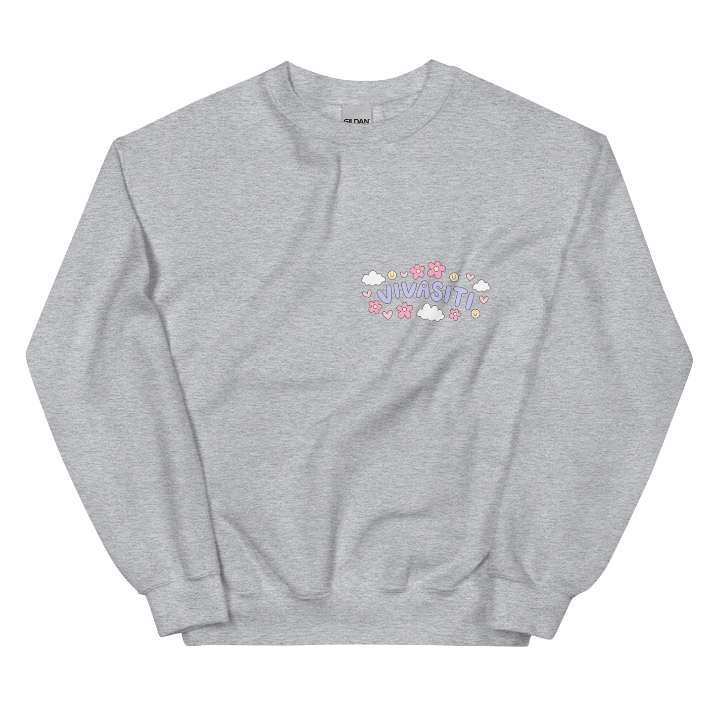 Vivasiti Pluck the Negativity Back Graphic Sweatshirt