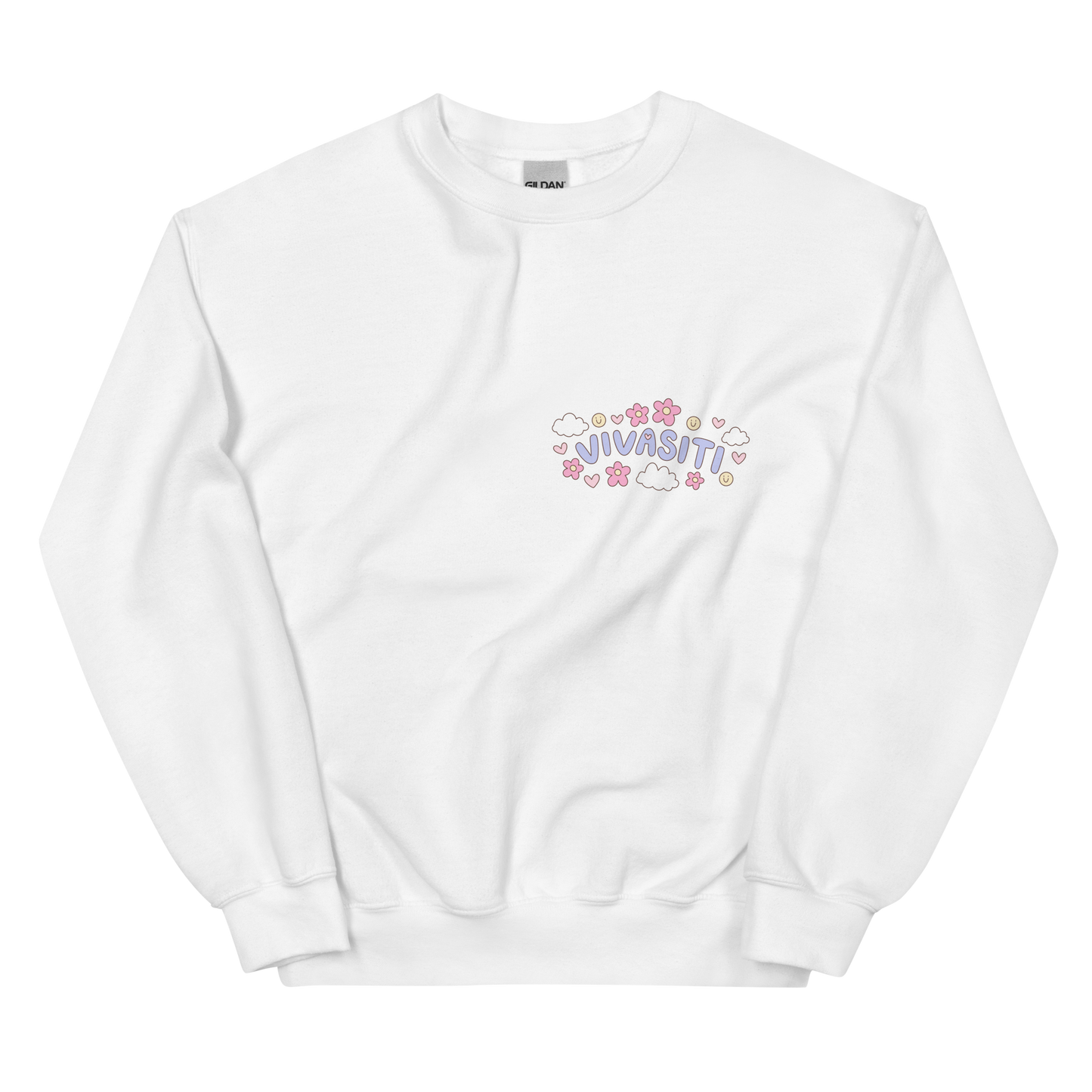 Vivasiti Pluck the Negativity Back Graphic Sweatshirt
